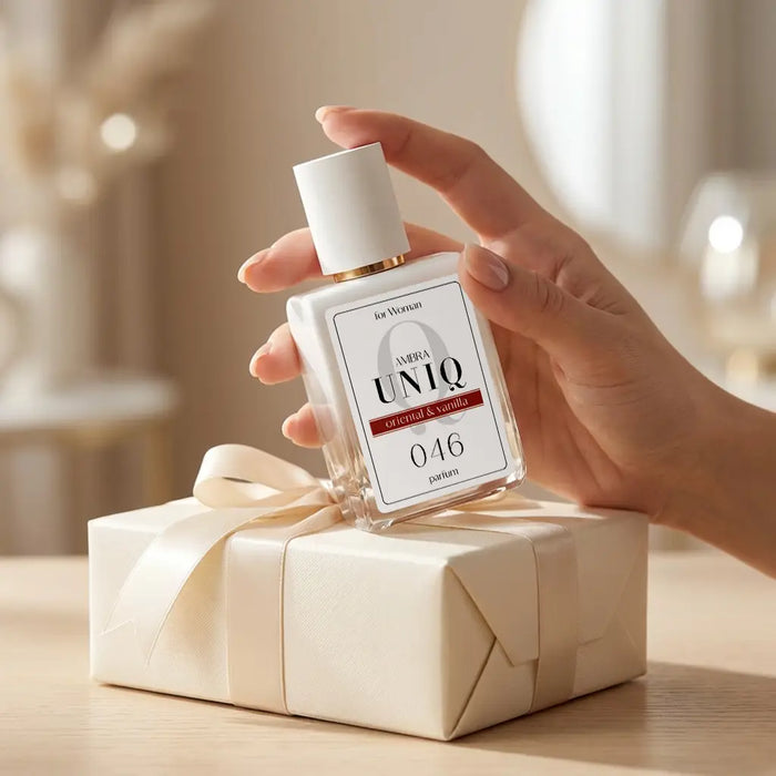 Perfumy lane Ambra UNIQ 046, aranżacja