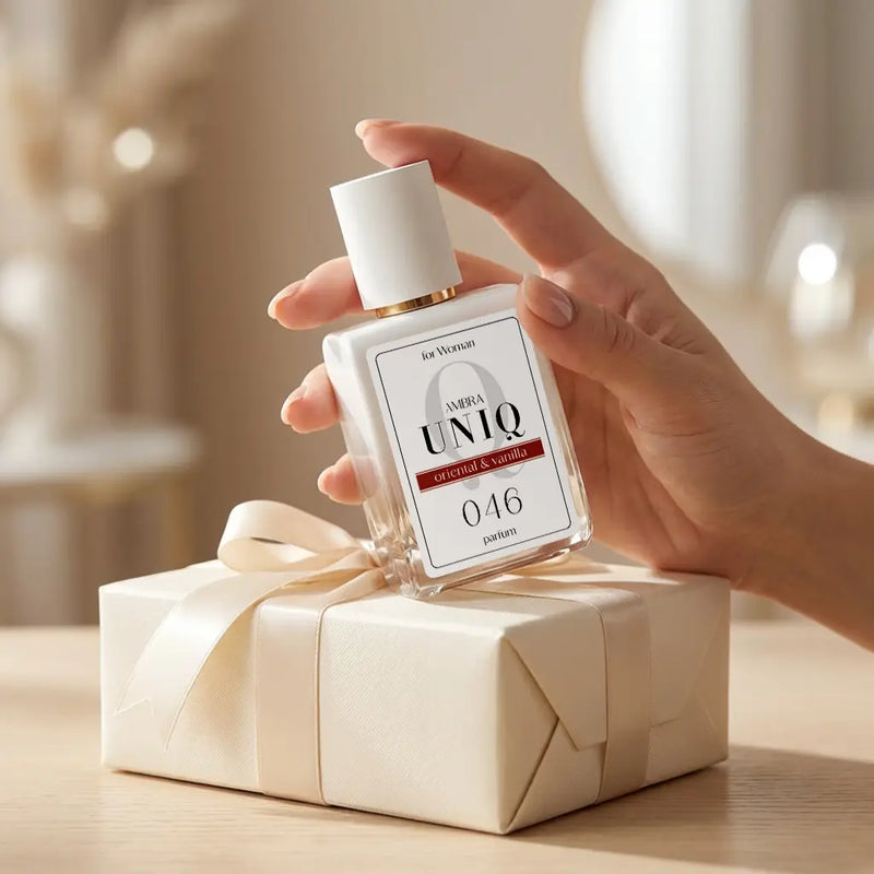 Perfumy lane Ambra UNIQ 046, aranżacja