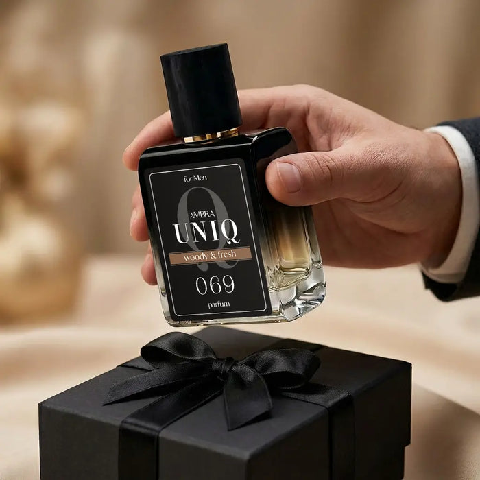 Perfumy lane Ambra UNIQ 069, aranżacja