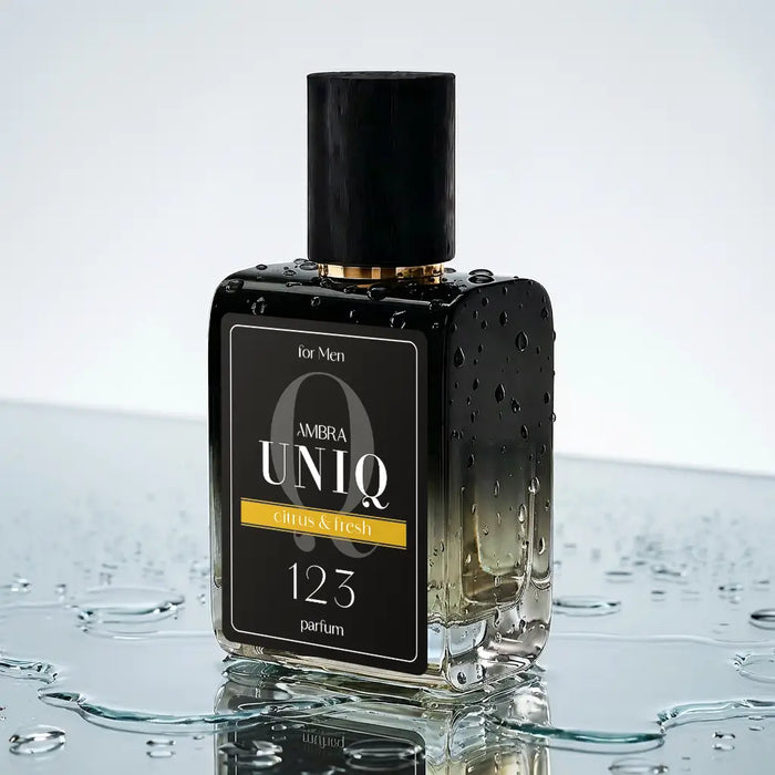 Perfumy lane Ambra UNIQ 123, aranżacja