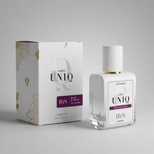 
                    
                      Francuskie perfumy Ambra UNIQ 168, kompozycja produktowa
                    
                  