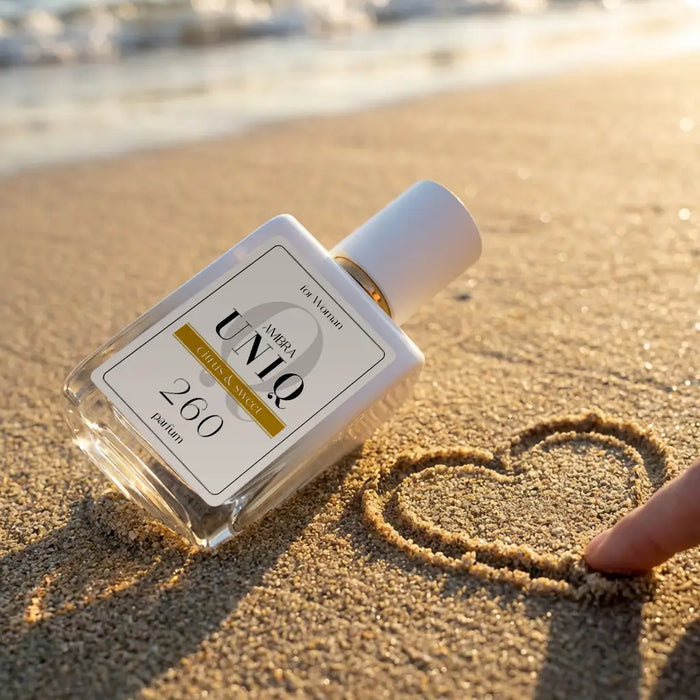 Perfumy lane Ambra UNIQ 260, aranżacja