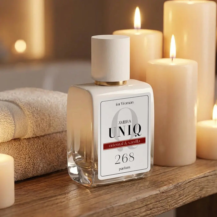 Perfumy lane Ambra UNIQ 268, aranżacja