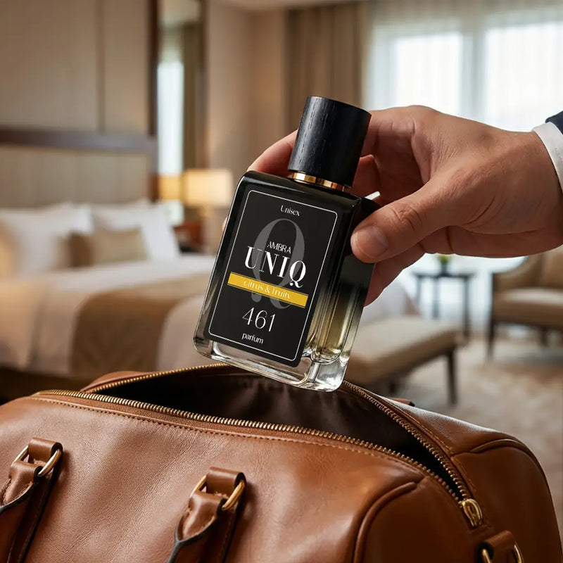 Perfumy lane Ambra UNIQ 461, aranżacja