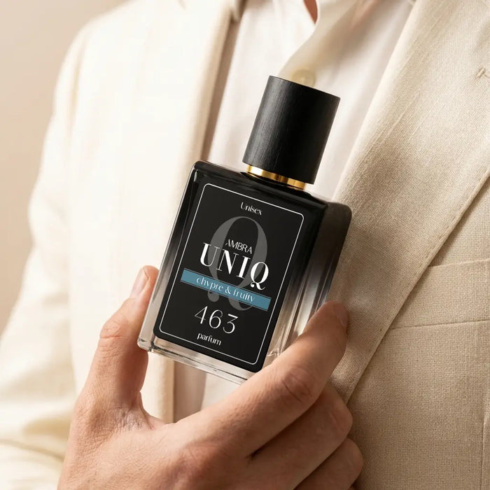 Perfumy Ambra UNIQ 463, ujęcie stylizowane