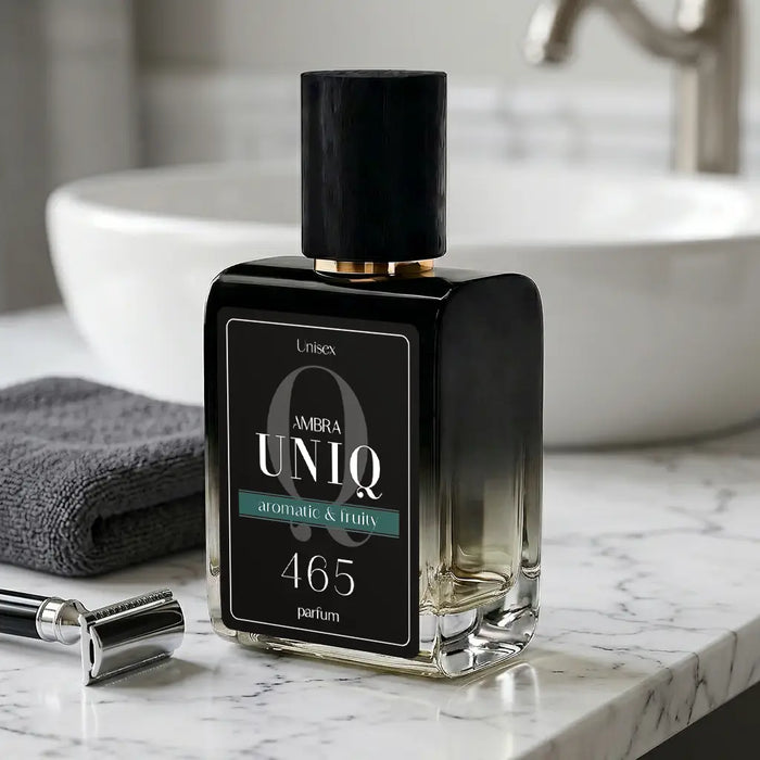Perfumy Ambra UNIQ 465, ujęcie stylizowane