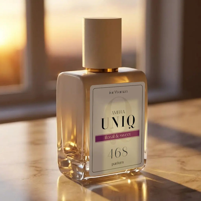 Perfumy Ambra UNIQ 468, ujęcie stylizowane