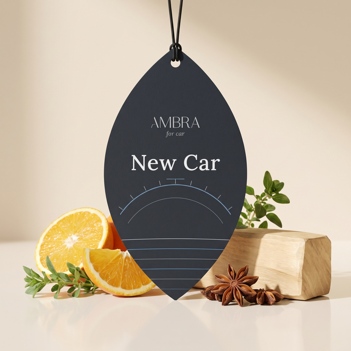 Zestaw zawieszek zapachowych Ambra for car, zapach New Car